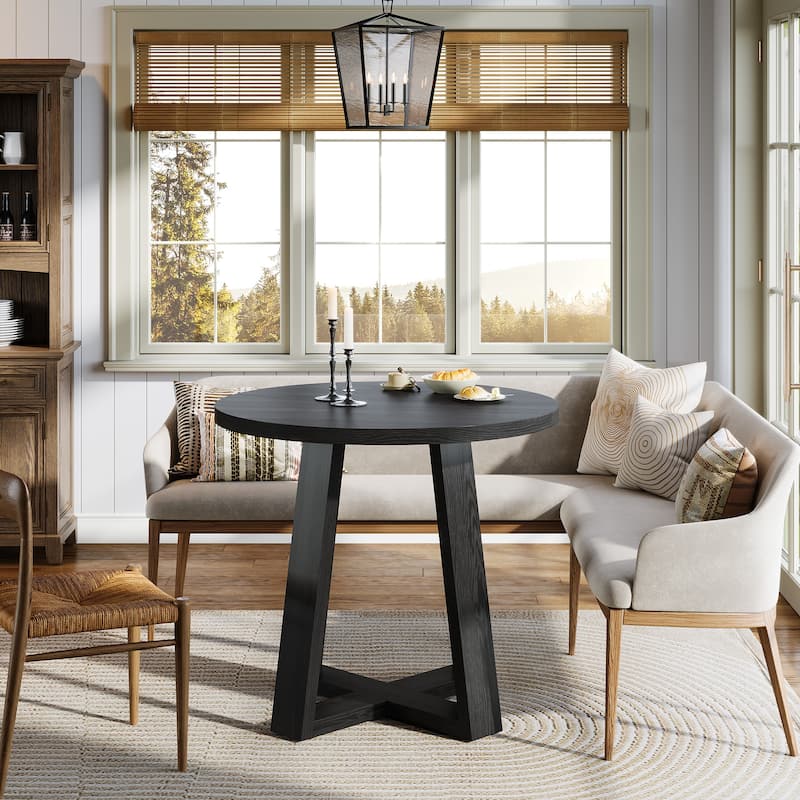 Small Round Dining Table for 2-4 People