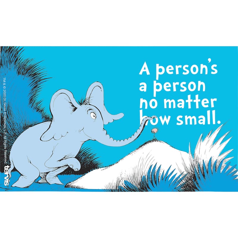 Tervis Dr. Seuss Horton A Person Made in USA Double Walled Insulated Travel Tumbler, Classic - 10oz Wavy