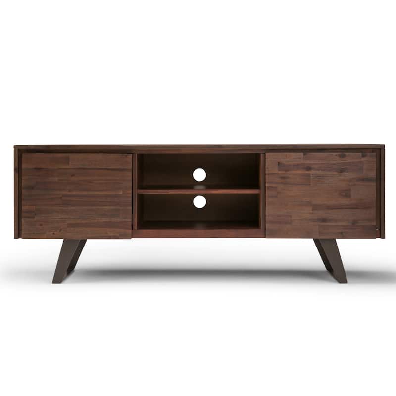 WYNDENHALL Mitchell WOOD Modern Industrial TV Media Stand For TVs