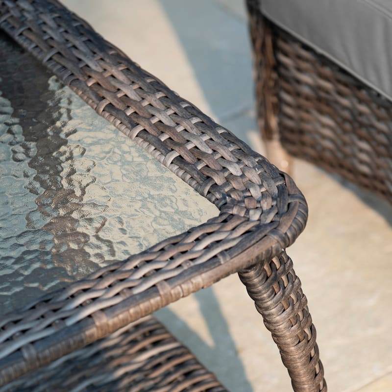 Corvus Padova 4-piece Wicker Patio Chat Set