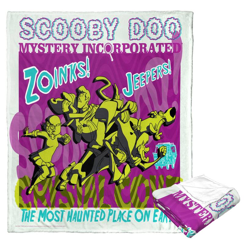 Warner Brothers Scooby-Doo Haunted Crystal Cove Silk Touch Throw Blanket
