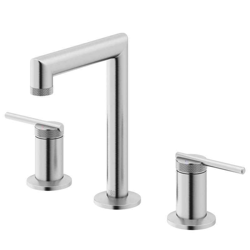 VIGO Sterling 7" H 2-Handle Widespread Bathroom Faucet