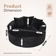 preview thumbnail 12 of 43, XIZZI Modern Round Plush Lounge Sofa with Cushions