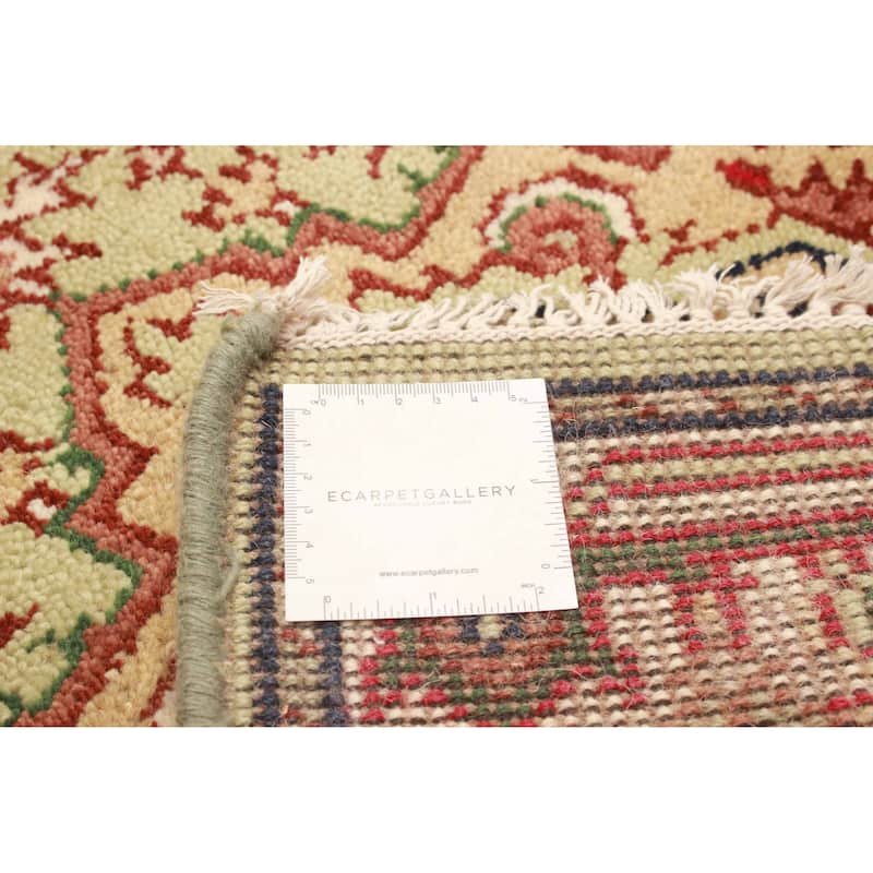 ECARPETGALLERY Hand-knotted Serapi Heritage Olive Wool Rug - 2'7 x 11'10