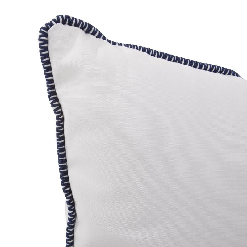 Allan Andrews Indoor/Outdoor 24" Square Accent Pillow with Cover, Seascape Collection