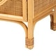 preview thumbnail 7 of 9, bali & pari Ovalet Modern Bohemian Natural Brown Rattan 2-Door Sideboard