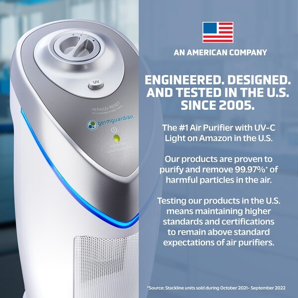 GermGuardian AC4825W Air Purifier with HEPA Filter 22