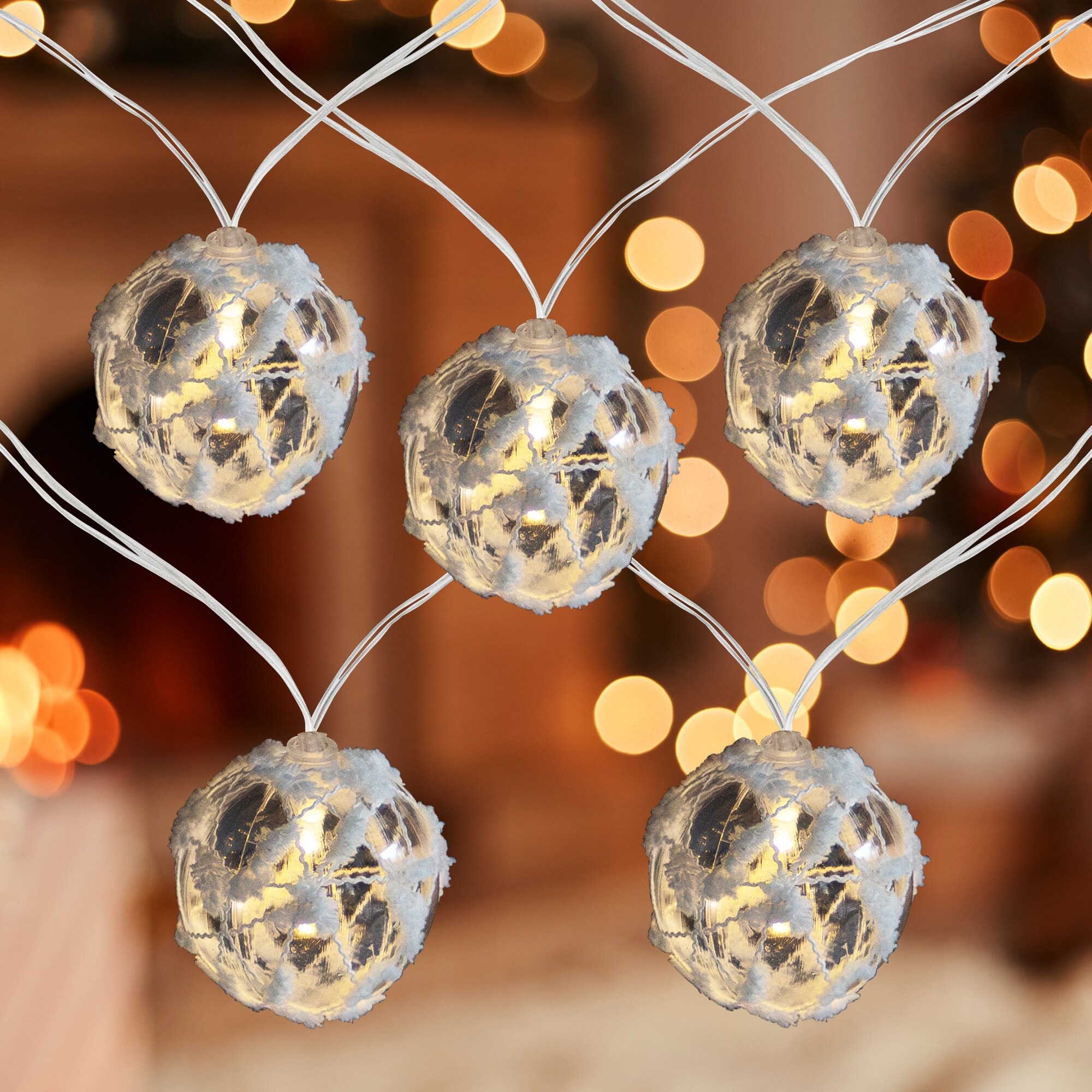 Round ball christmas lights deals