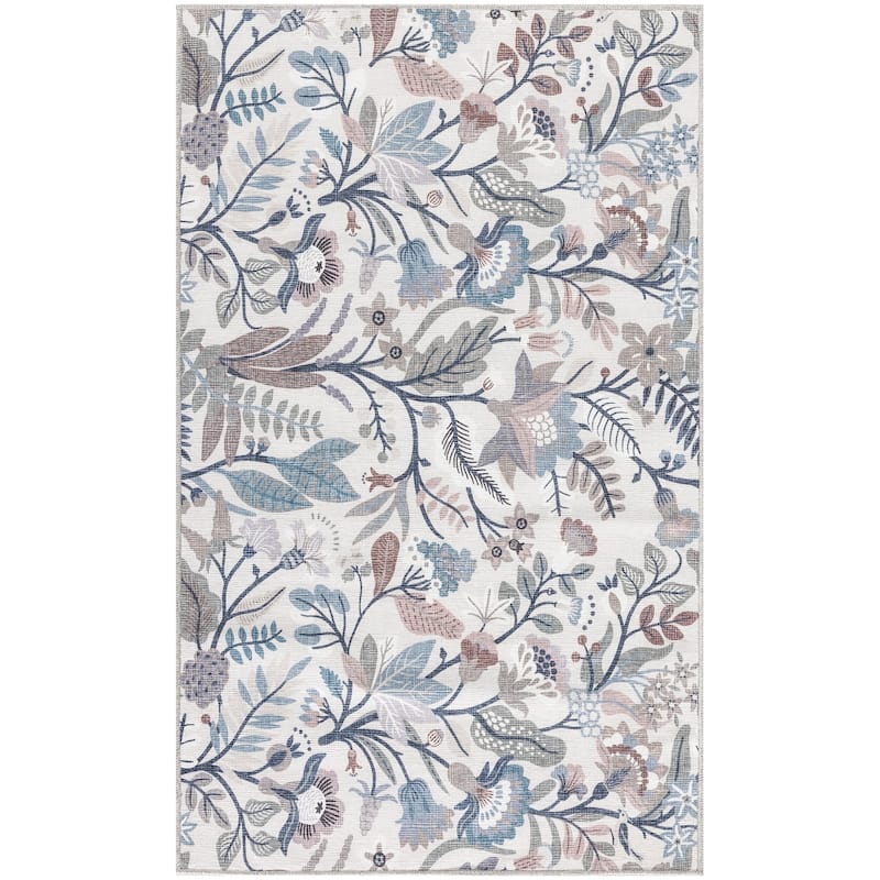 Nourison Washables Indoor Floral Area Rug