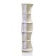 preview thumbnail 20 of 39, Furniture of America Stonebridge Modern Wood Hill Curvy 5-Shelf Corner Bookcase