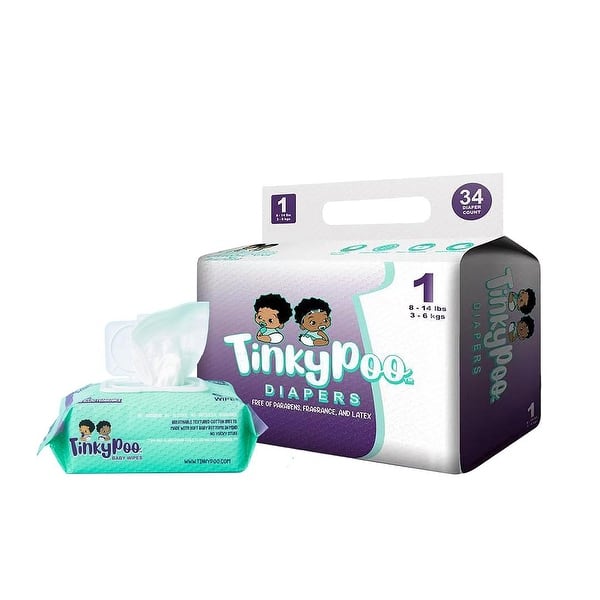 slide 2 of 2, TinkyPoo Diaper Sampler Bundle