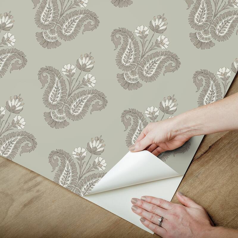 NuWallpaper Nabela Noor Home Fazia Moss Peel and Stick Wallpaper