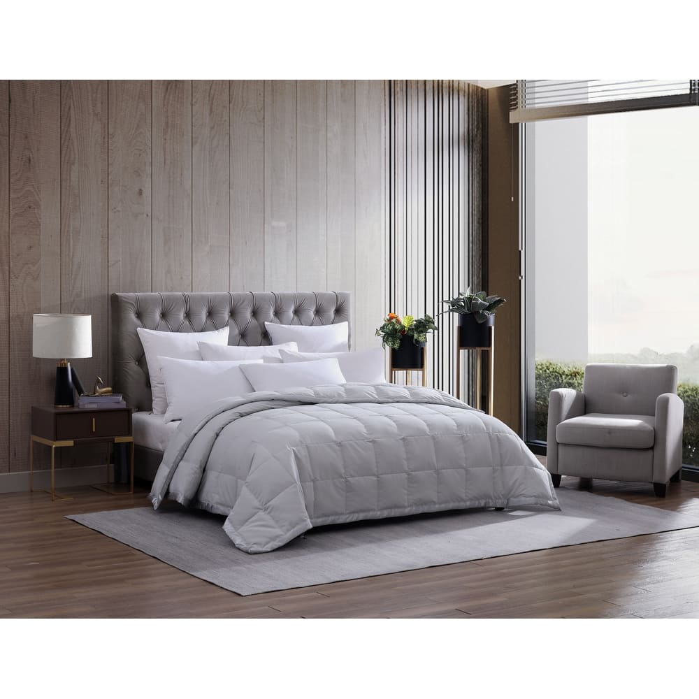 Serta Microfiber White Down Blanket
