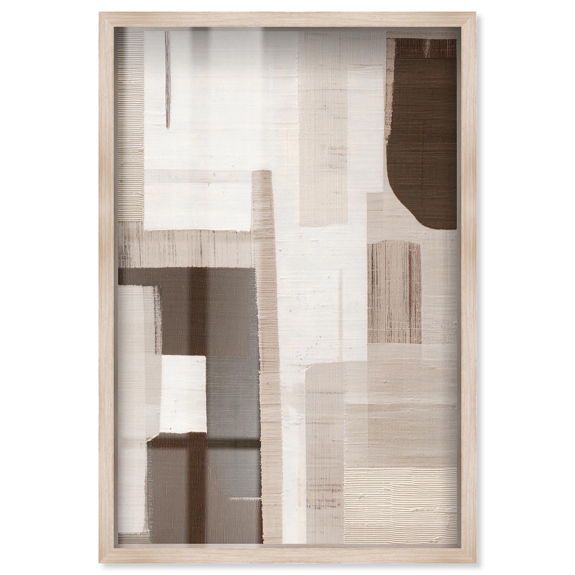 Woven III Living Room Wall Art Shadowbox Print by Art Remedy