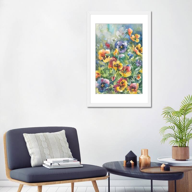 iCanvas "Picture Perfect Pansies" by Annelein Beukenkamp