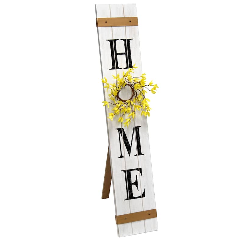 Elegant Designs Interchangeable Wreath Home Sign