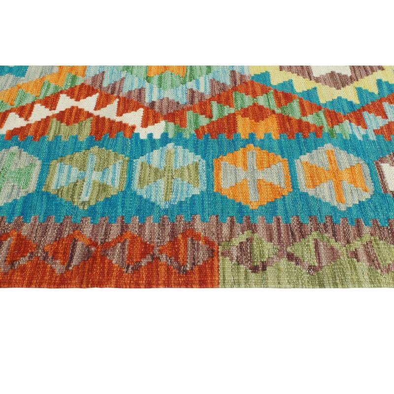 Flatweave Rory Red/Ivory Runner - 2'5" x 9'7"