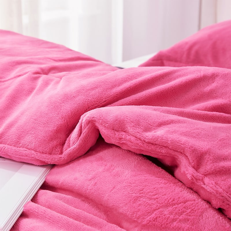 Neon Nights - Coma Inducer® Oversized Comforter Set - Neon Pink