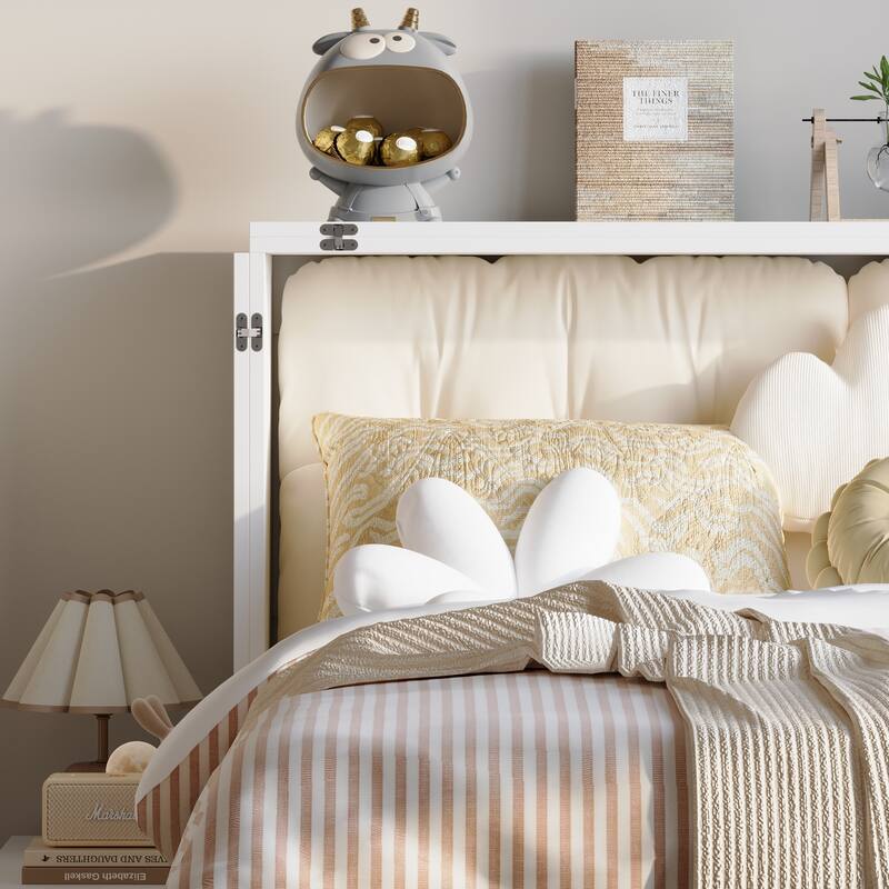 Convertible Murphy Bed Multifunctional Rooms Accent Cabinet Dresser