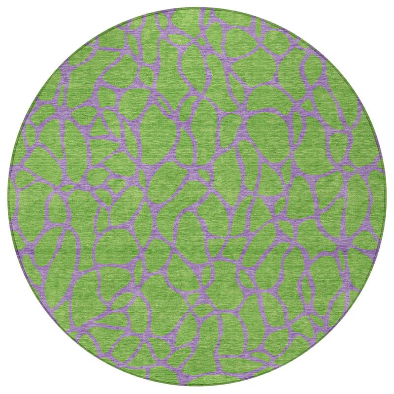HomeRoots Geometric Transitional Rectangle Outdoor Rug