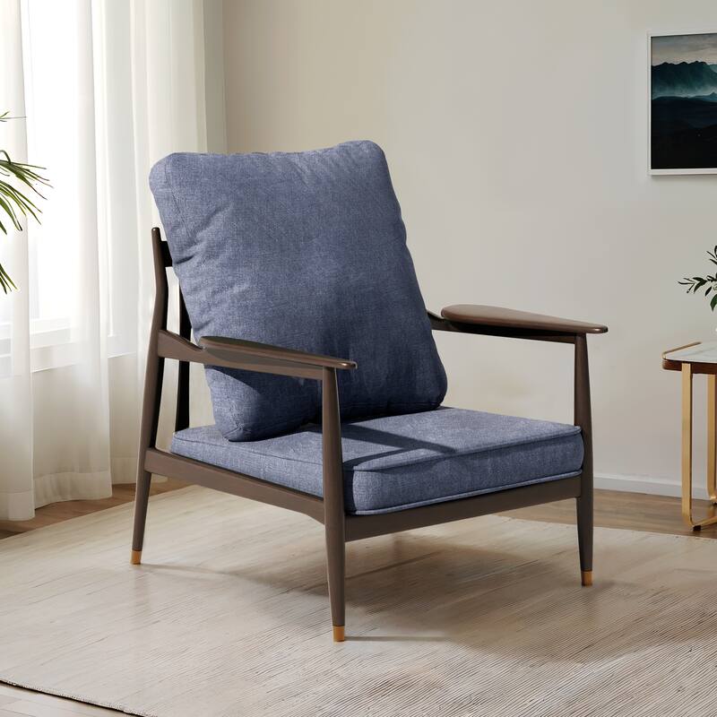 Pellebant 22 x 21 x 3.5 in Patio Deep Seat Chair Outdoor Cushion Set