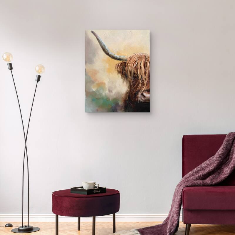 Highland by Studio Arts Canvas Art Print