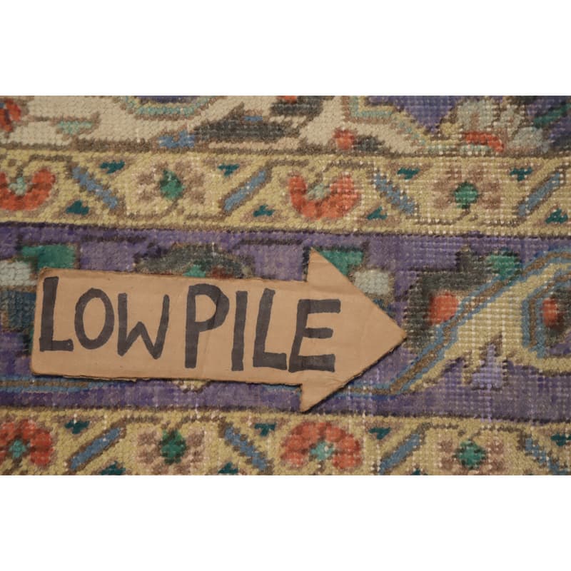 Hand Knotted Oriental 100% Wool Carpet Traditional Floral Purples Tabriz Area Rug - 6' 0'' X 4' 6''