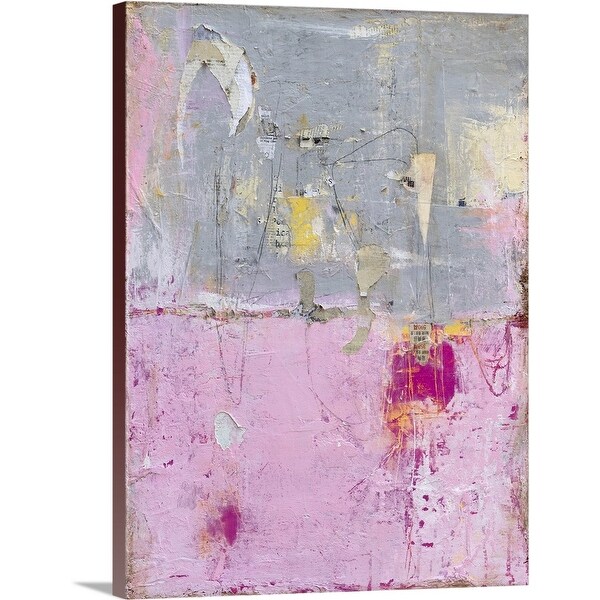 "Eastside Shabby Pink" Canvas Wall Art