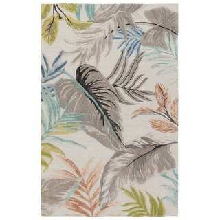 Solus Handmade Floral Gray/Green Area Rug - Bed Bath & Beyond - 39047753