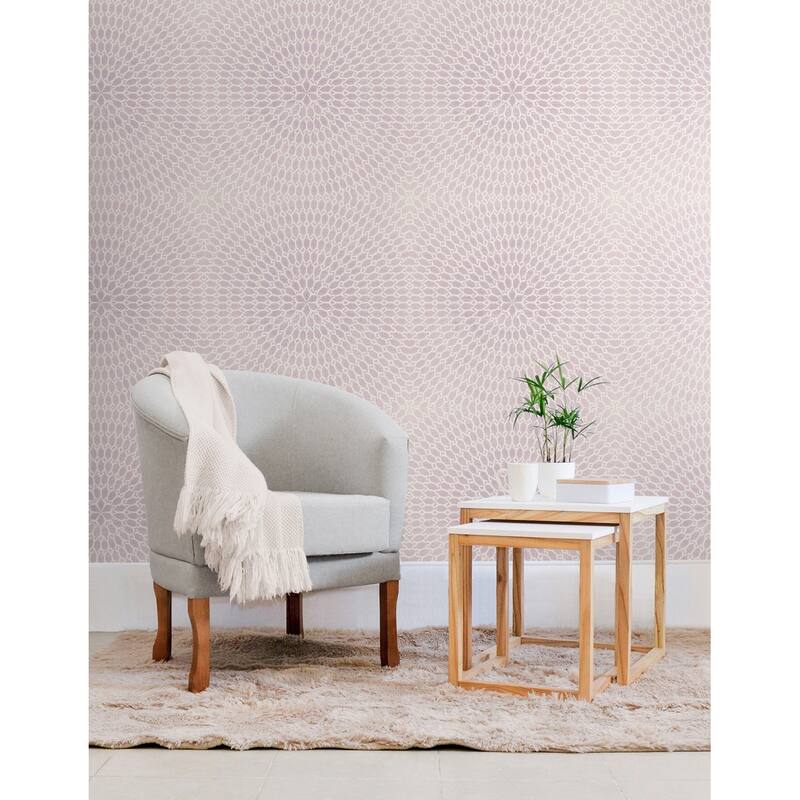 Seabrook Designs Vivienne Starburst Unpasted Wallpaper