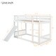 preview thumbnail 4 of 4, Playhouse Twin over Twin Floor Bunk Bed with Climbing Ramp