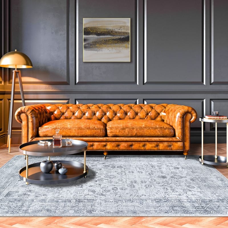 Superior Anwen Abstract Medallion Indoor Runner or Area Rug