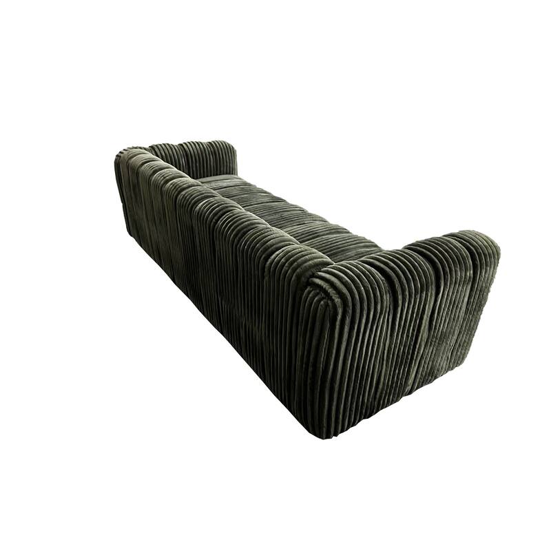 82.68-inch high-end corduroy multi-seat sofa