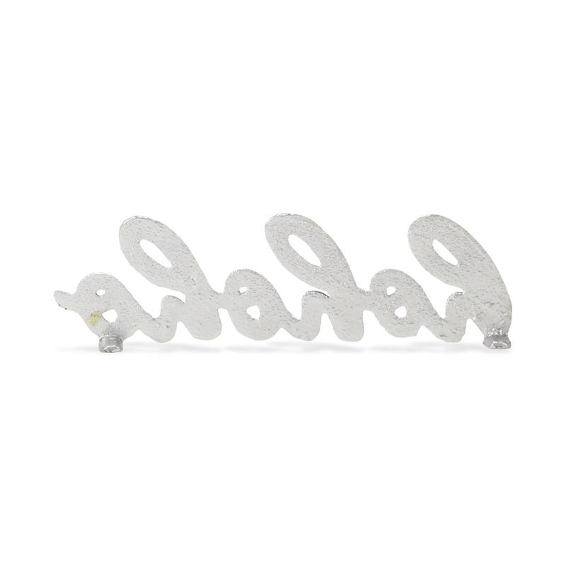 Clara "hohoho" Cast Iron Table Sign