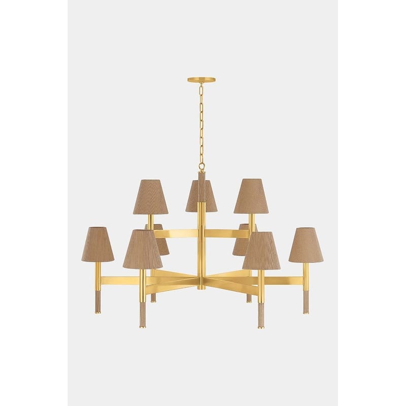Hudson Valley Lighting 3448 Lindenwood 9 Light 48" Wide Chandelier