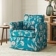preview thumbnail 5 of 51, HULALA HOME Erkenbald Modern Slipcovered Swivel Chair with Reversible Cushion and Washable Cover