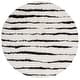 preview thumbnail 32 of 70, SAFAVIEH Venus Shag Moeidur 1.75-inch Thick Rug 6'7" Round - Pink/Ivory - Round