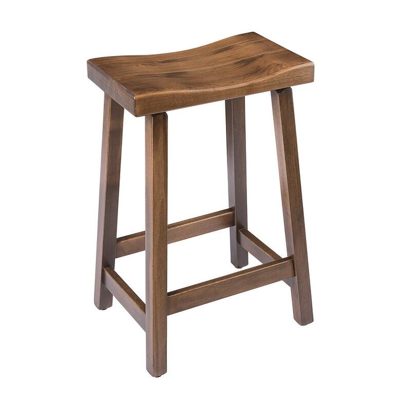 Amish Made Maple Wood Urban Bar Stool - Cappuccino - Counter Height