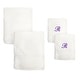 preview thumbnail 26 of 27, Sweet Kids 2-piece White Turkish Cotton Bath and Hand Towel Set with Lavender Purple Monogrammed Initial white/purple r