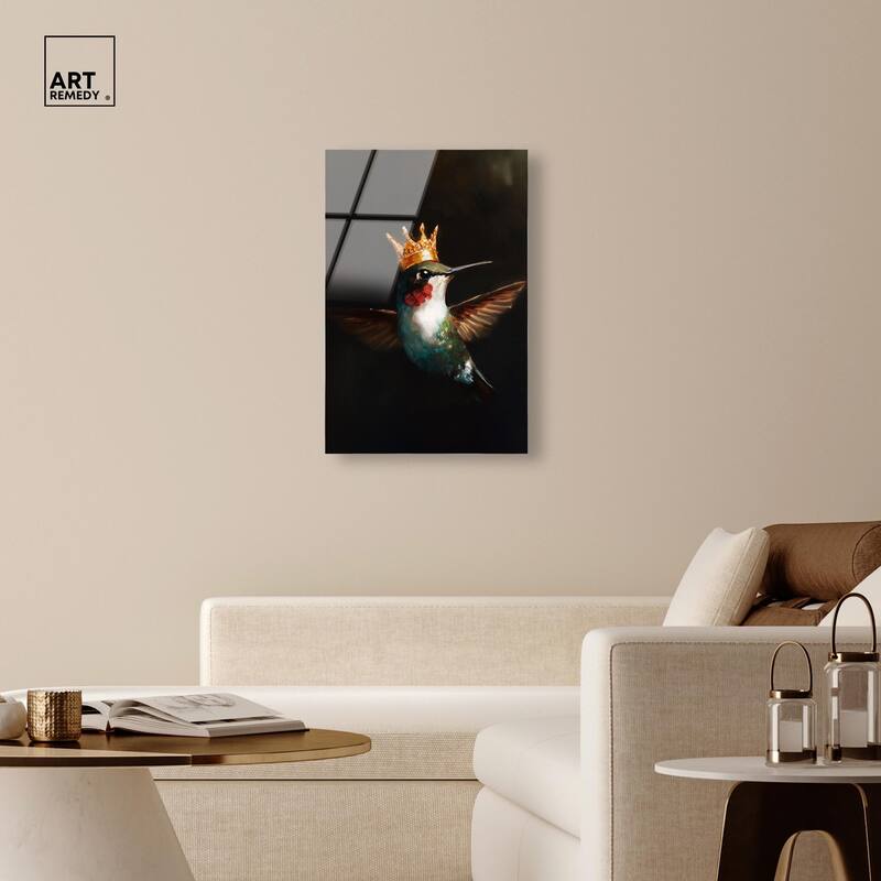 Royal Bird I Acrylic by Art Remedy, Ready to Hang