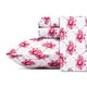 preview thumbnail 54 of 87, Betsey Johnson Printed Novelty Sheet Sets Skull Rose Trellis - Full