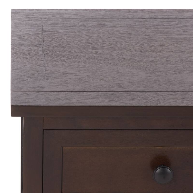 SAFAVIEH Ara Grey 3-Drawer Storage Unit - 42.1" x 15.4" x 19.7" - 42"W x 15"D x 20"H