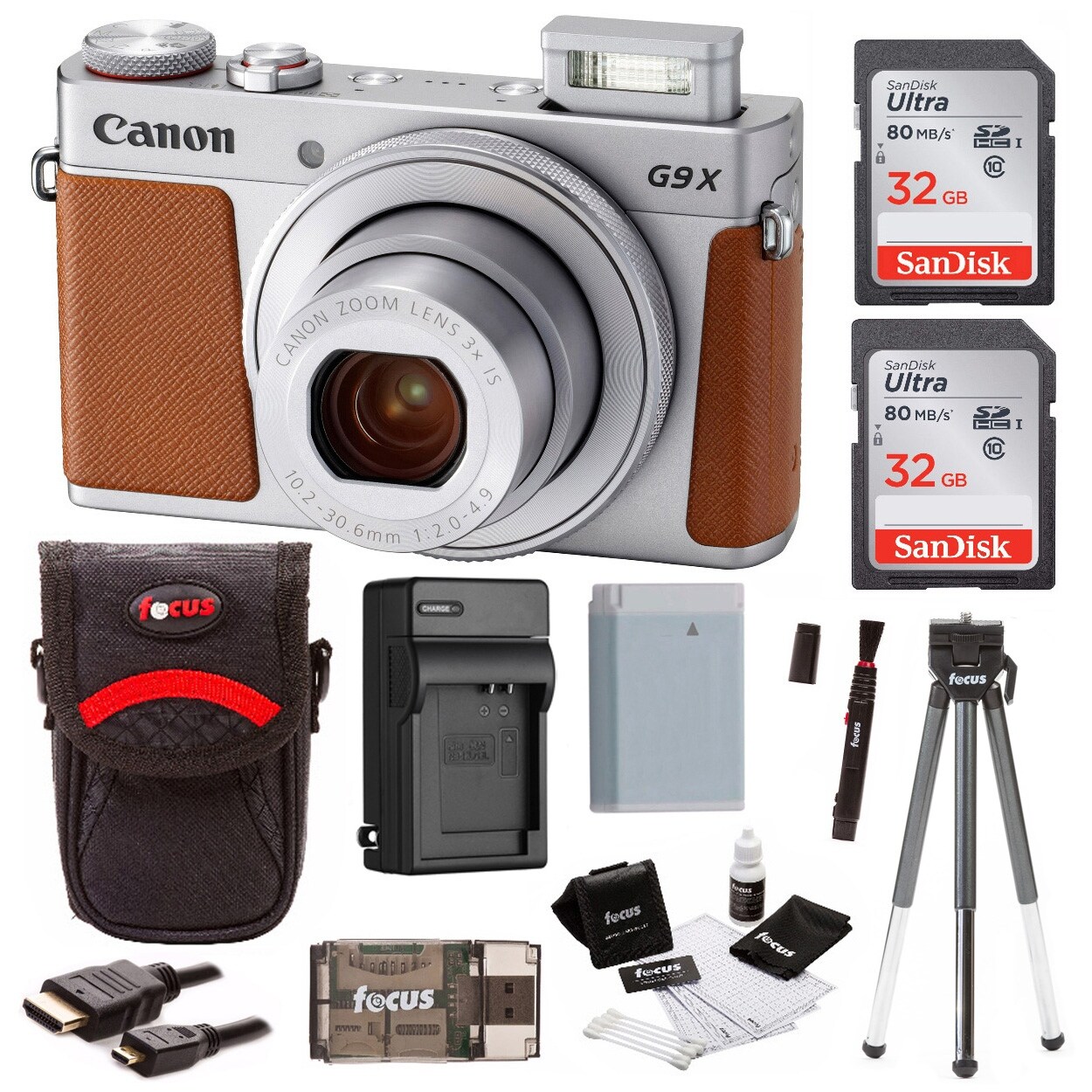 Shop Canon Powershot G9 X Mark Ii Digital Camera With 64gb Sd Card Bundle Overstock 28674215