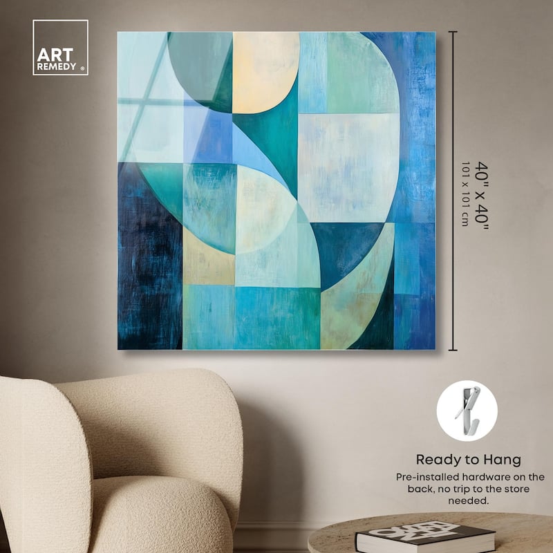 Color Blocks I Acrylic by Art Remedy, Ready to Hang