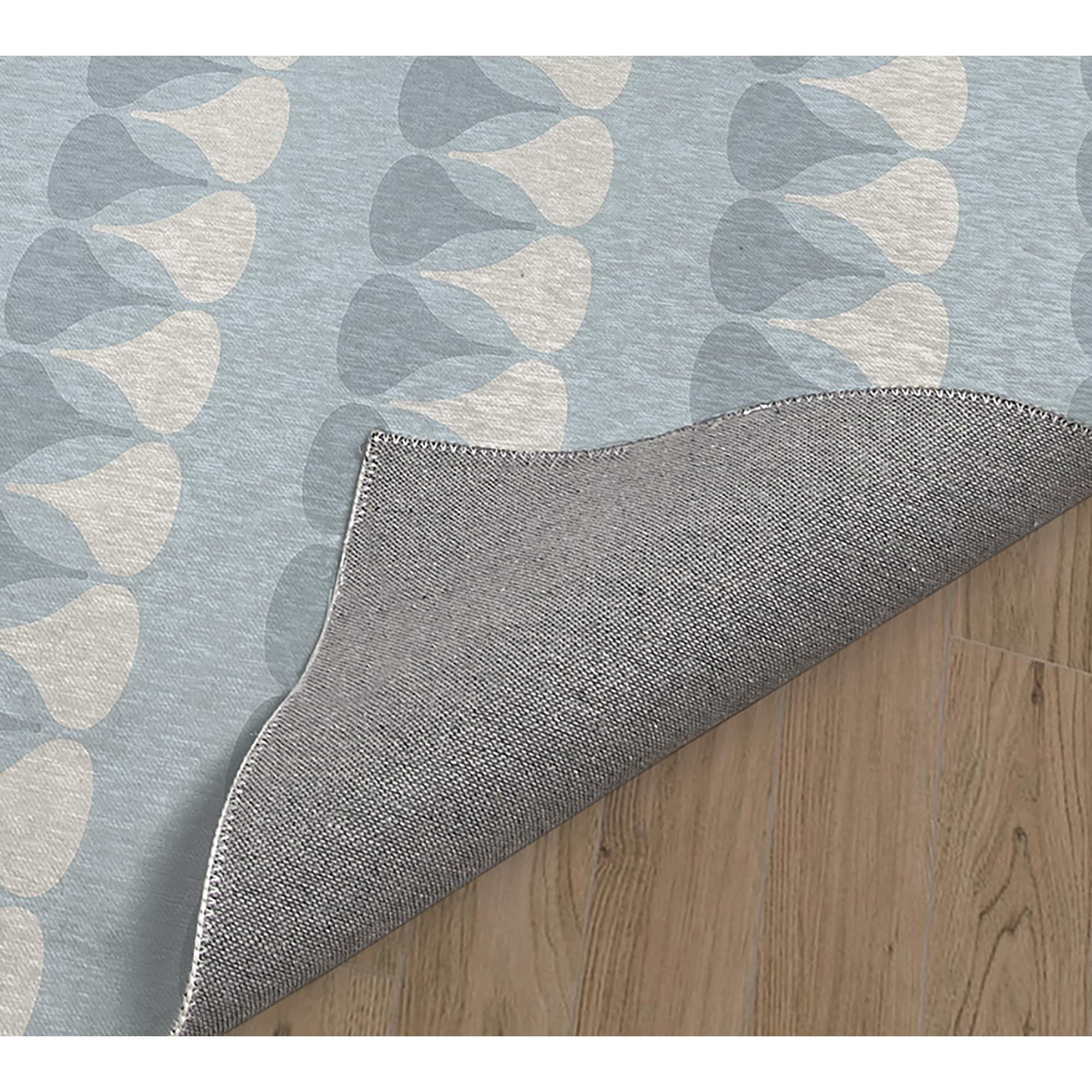 DEW DROPS LIGHT BLUE Kitchen Mat By Becky Bailey Bed Bath & Beyond