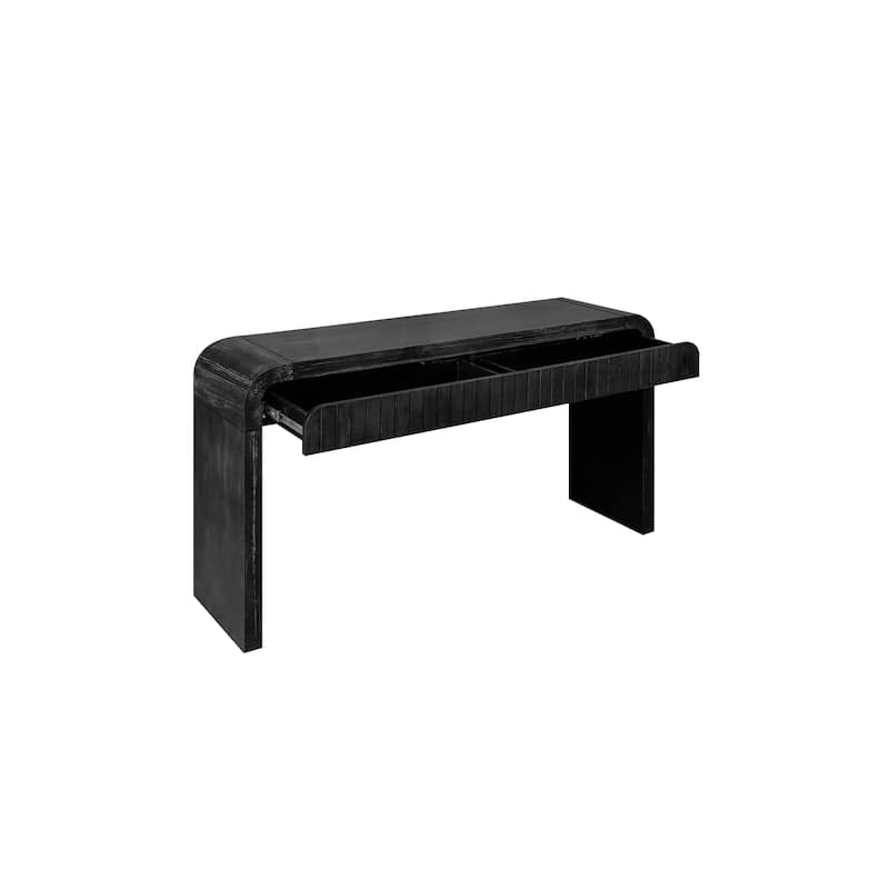 Crafted Entryway Table Console Table With Two Drawers