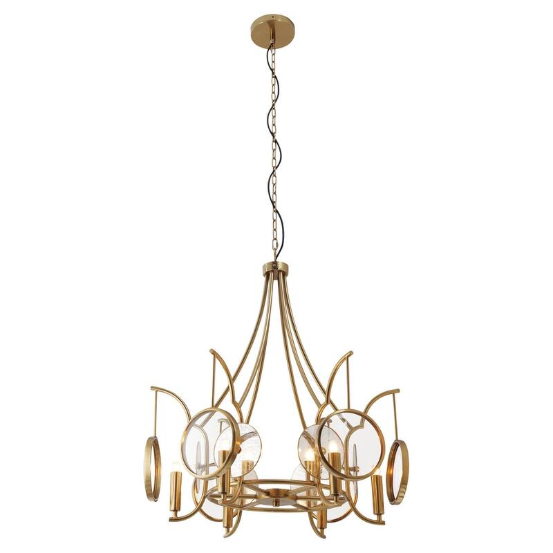 Minka Lavery 3816 Into Focus 6 Light 32" Wide Abstract Candle Style