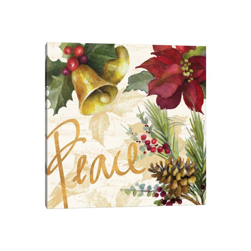 iCanvas "Christmas Poinsettia II" by Lanie Loreth Canvas Print