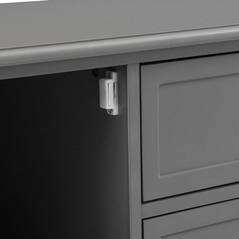 Anmytek Modern TV Stand 60 Inch Media Console Multifunctional Storage Entertainment Center for Living Room Bedroom