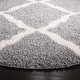 preview thumbnail 90 of 162, SAFAVIEH Dallas Shag Giusy Trellis 1.5-inch Thick Rug